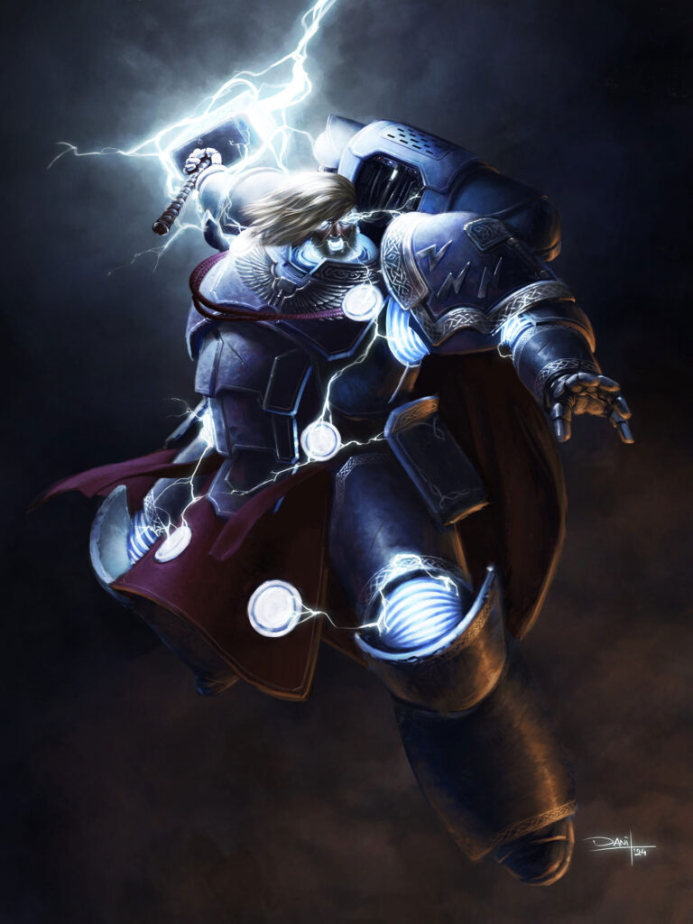 Thor Space Marine by Daniel Rosa Tauroni 