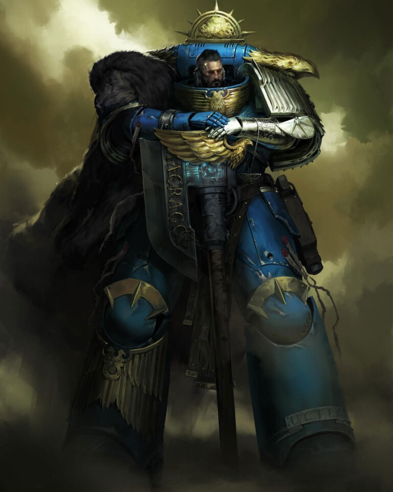 Ultramarine Captain by Mykyta Vasilchuk 