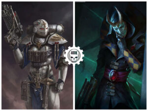 Warhammer 40K Pose (3/4 Body) Artwork