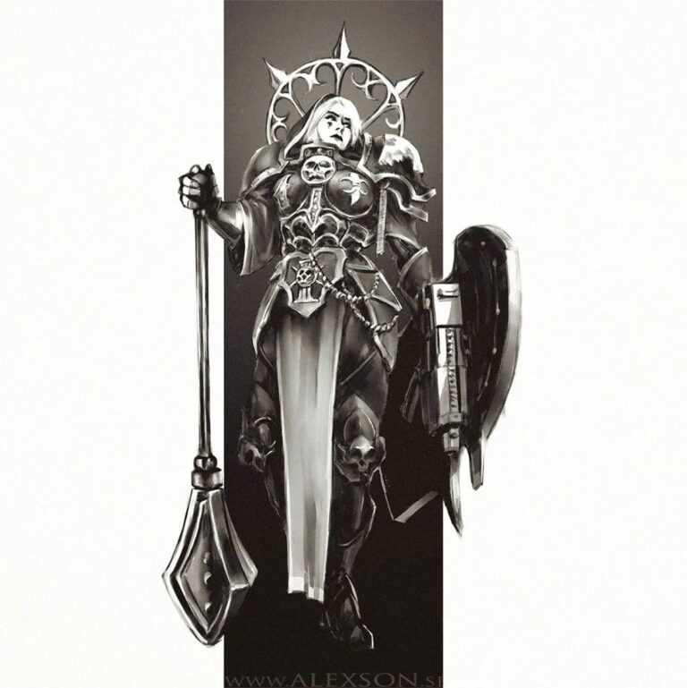 Adepta Sororitas by Alexander Forssberg 