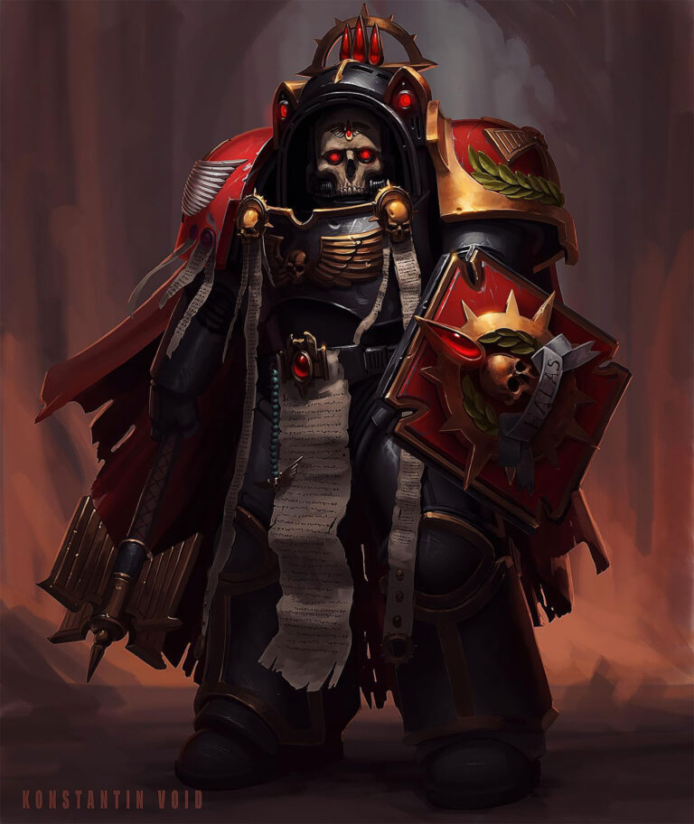 Blood Angels Chaplain by Konstantin Void 