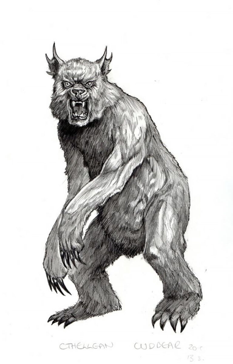 Cthellean Cudbear by Tony Ackland 