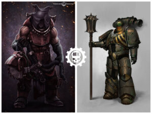 Warhammer 40K Pose (Full Body) Artwork