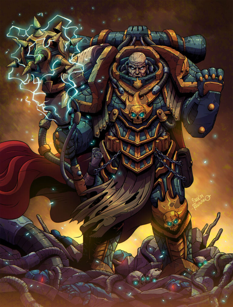 Lorgar Aurelian by Christopher Regalario 