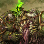 Plague Space Marines by Andrey Kovalev (NC-AF-112 | AspectusFuturus)