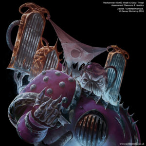 Slaanesh Noise Marine by Erin Rea