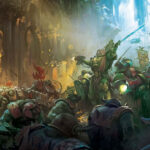 Belial vs Orks by Pedro Nunez (pedronunez_art)