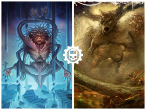 Warhammer 40K Chaos Gods Artwork