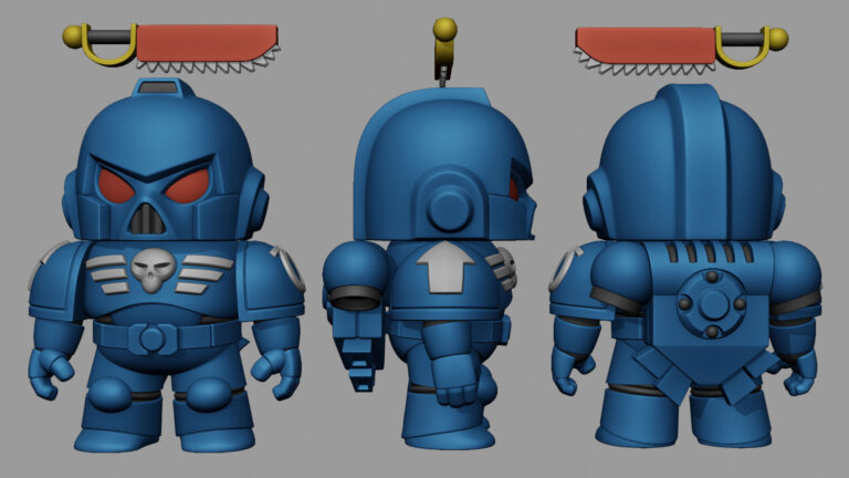 Chibi Ultramarine by Nikolay Sautin