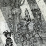 Confrontation by Tony Ackland (Anthony Ackland)