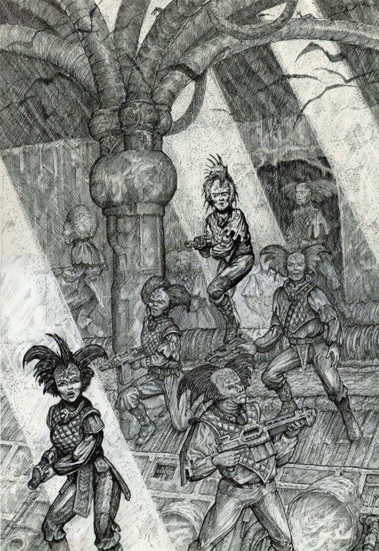 Confrontation by Tony Ackland 