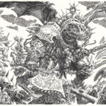Daemon Primarch Angron by Carlos Dearmas (MrDearmas)