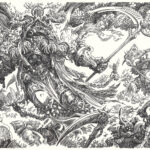 Daemon Primarch Mortarion by Carlos Dearmas (MrDearmas)