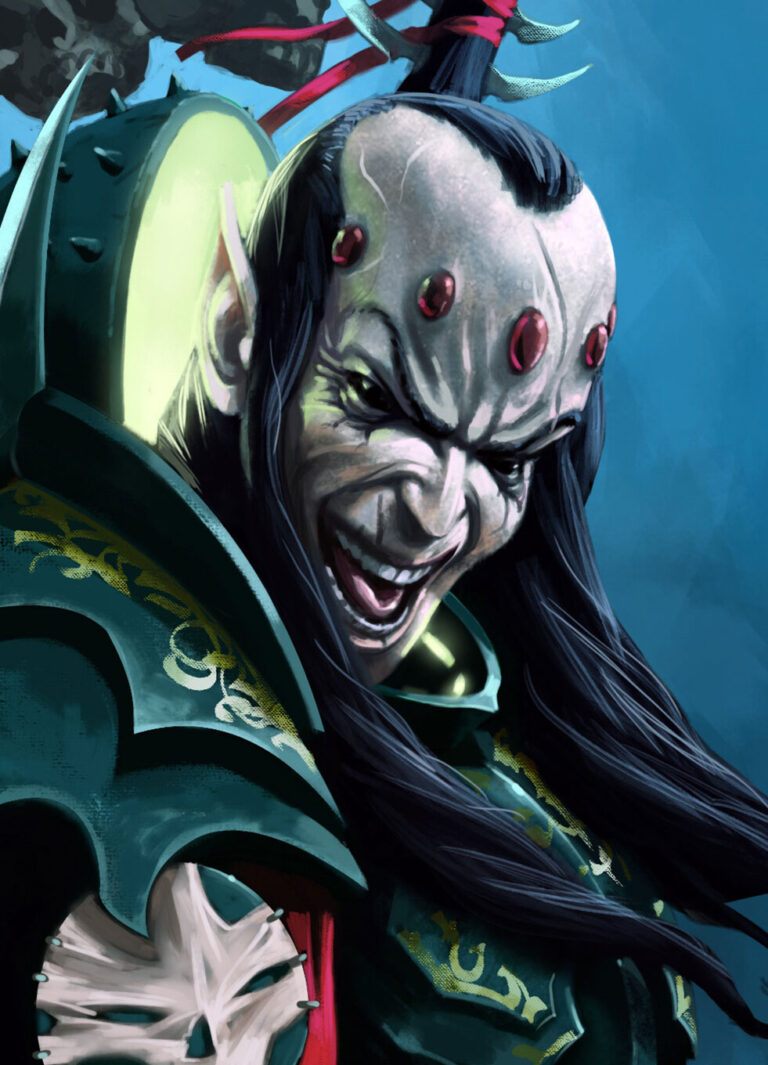 Drukhari Archon by Edouard Boccard
