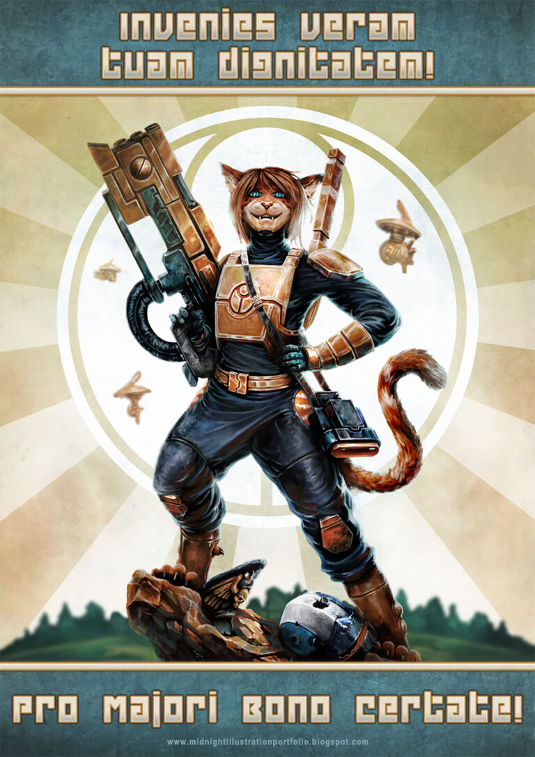 Felinid in the T’au by Sam Manley 