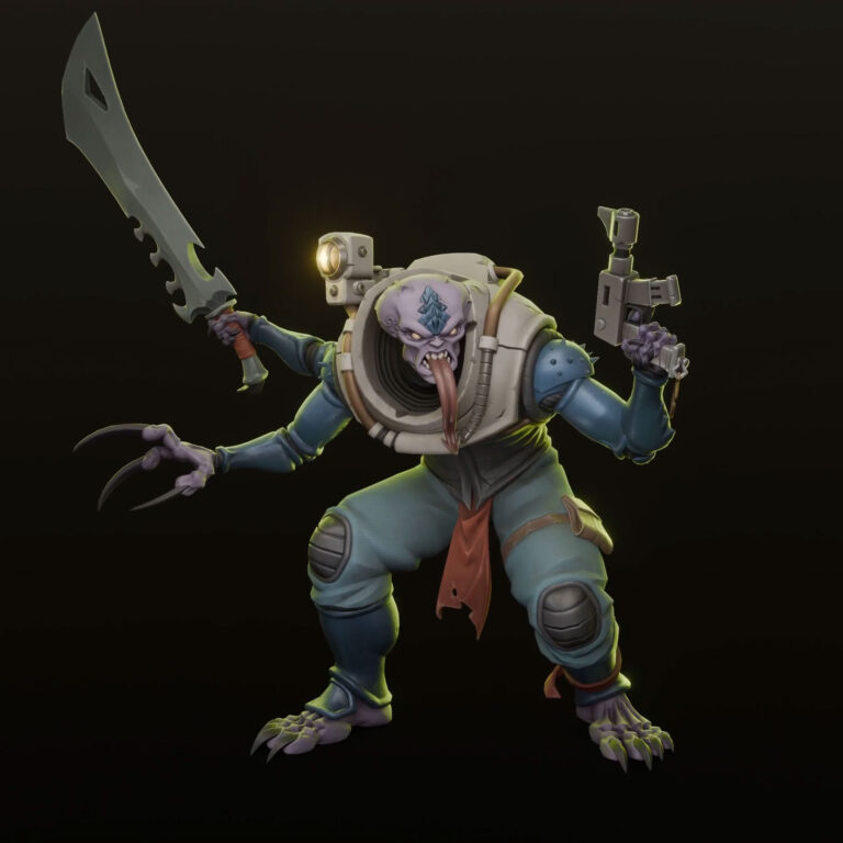 Genestealer Hybrid by Nikolay Sautin