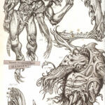 Genestealer and Lictor by Tiernen Trevallion