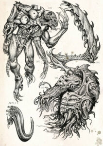 Genestealer and Lictor by Tiernen Trevallion