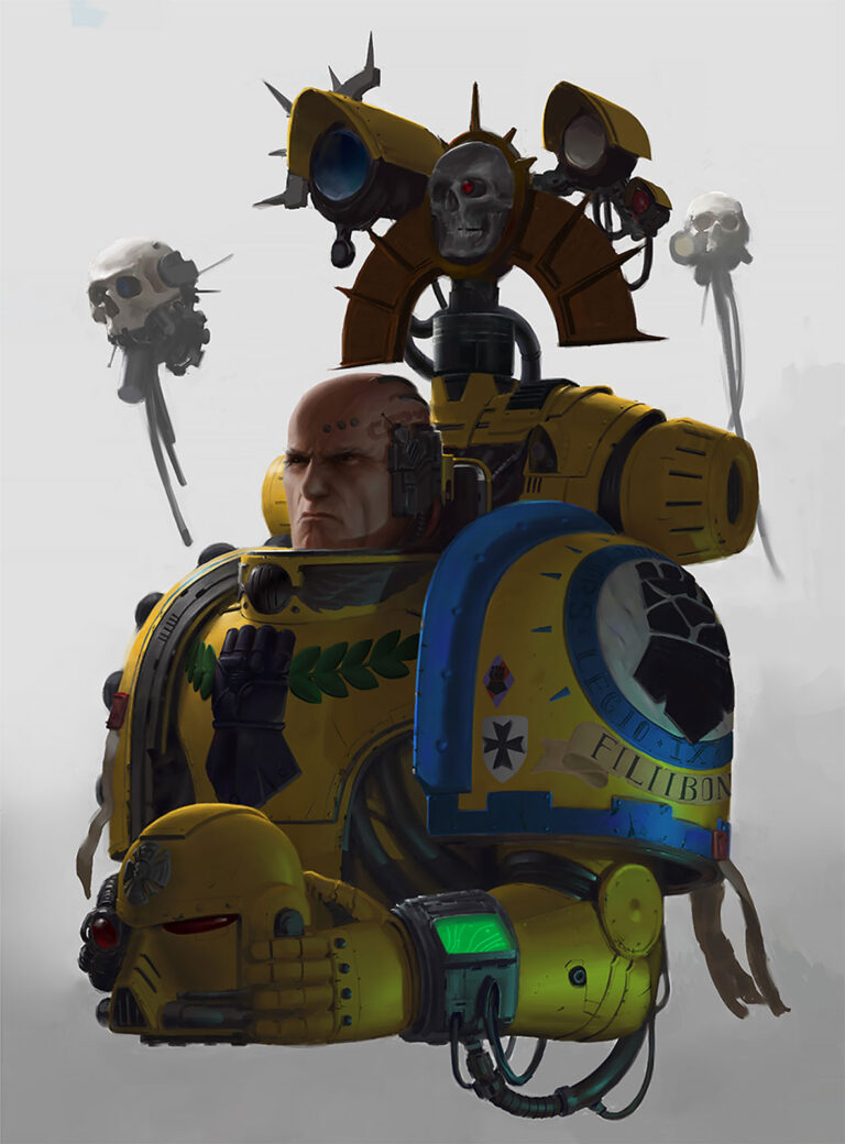 Imperial Fist Master of Rites by Philip Helliwell 