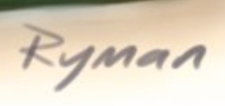 James Ryman  Signature