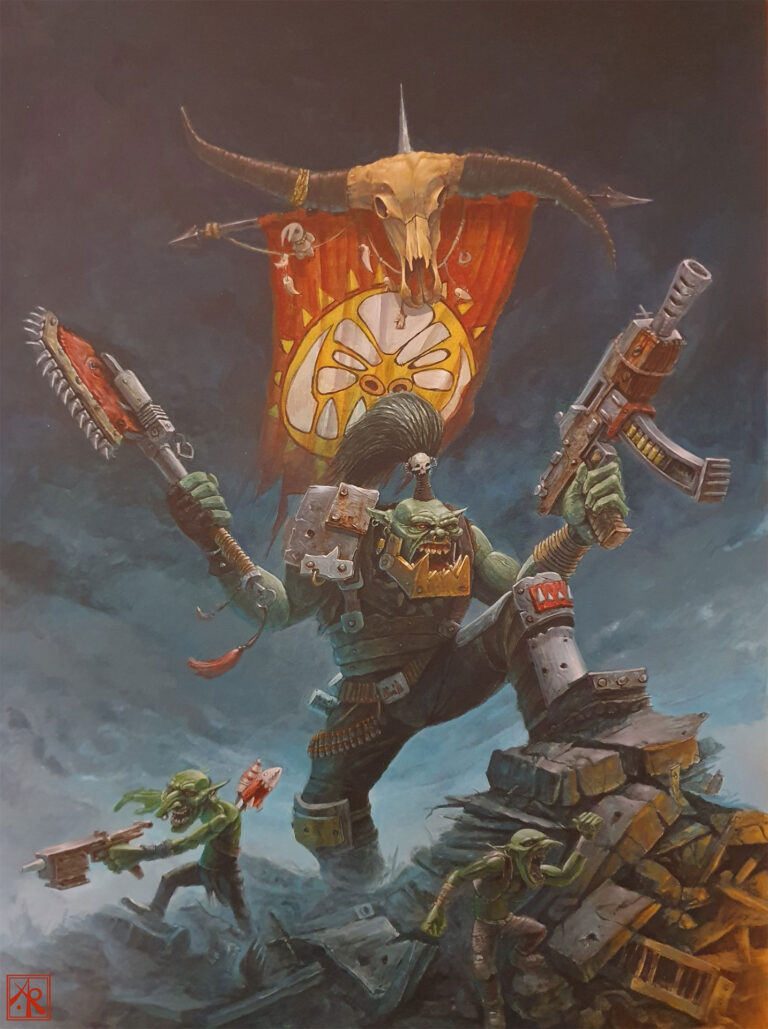 Orks and Gretchin by Auré Rinaudo