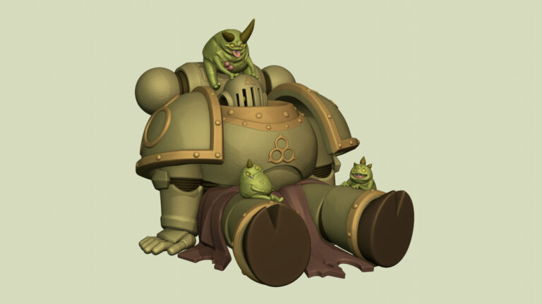 Plague Marine by Nikolay Sautin