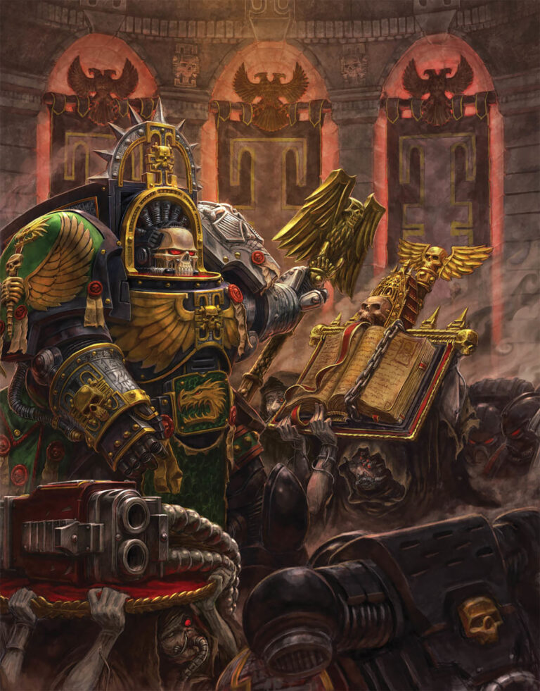 Salamander Chaplain by Michael Phillippi