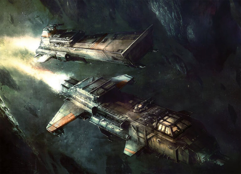 Shark Assault and Starhawk Bomber by Zachary Graves 