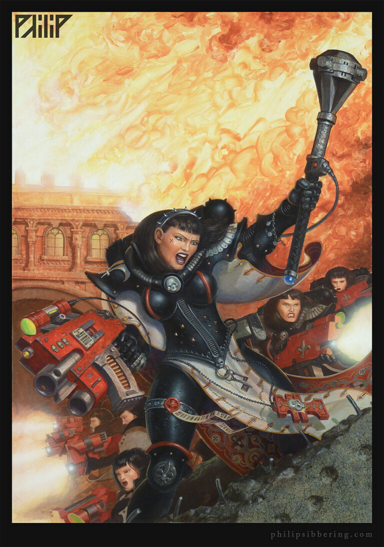 Sisters of Battle by Philip Sibbering 
