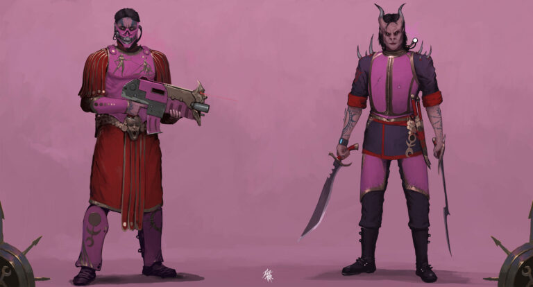 Slaanesh Cultists by Marat Tazhitdinov 