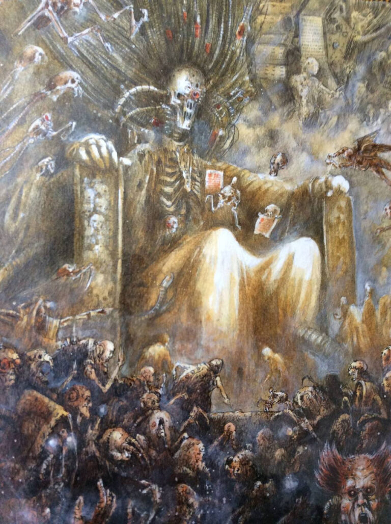 The Emperor of Mankind by John Blanche