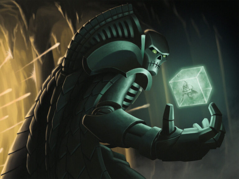 Trazyn on Cadia by Bartłomiej Vetinari 