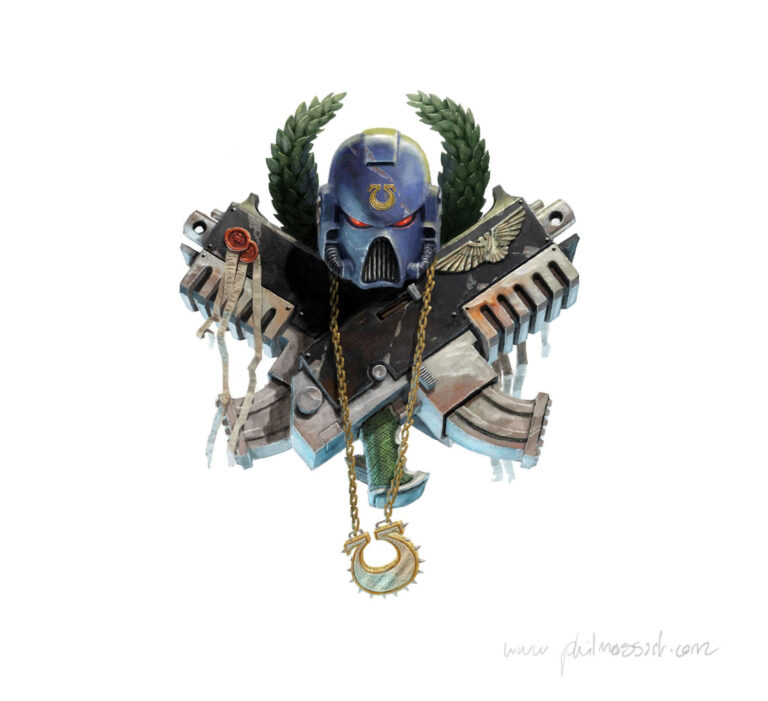 Ultramarines Icon by Phil Moss 