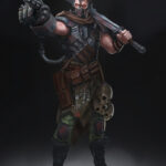 Chaos Headhunter by Toni Justamante Jacobs (ARTOFJUSTAMAN | just_a_man_t)