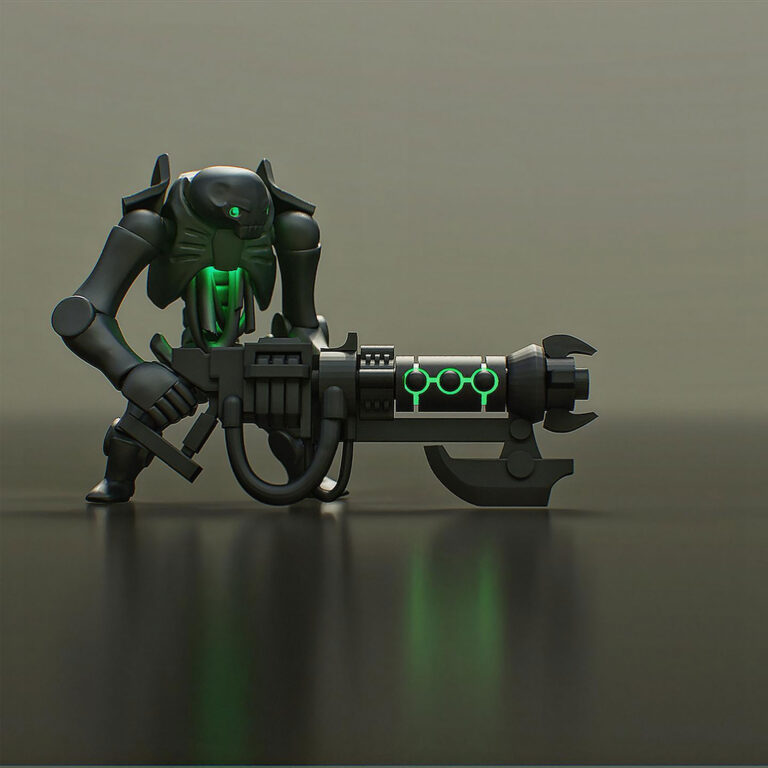 Chubby Necron by Vadim Bakhlychev 