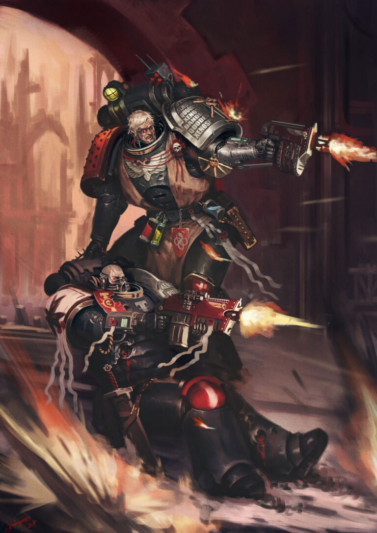 Deathwatch Retreat by Cristian Alias 