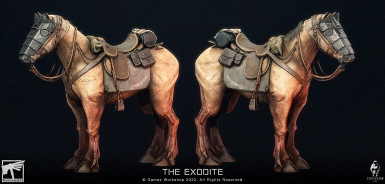 Krieg Horse by Alexandre Cadinot 