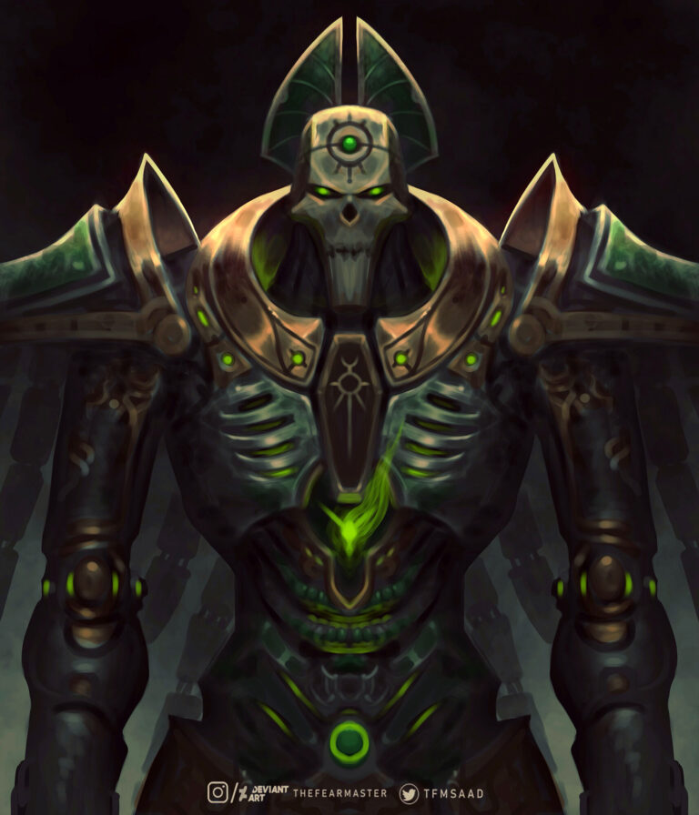 Necron Overlord by Mohamed Saad 