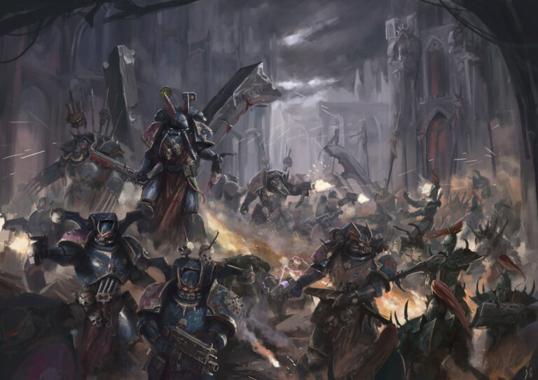 Night Lords vs Dark Eldar by Judas Chaban 