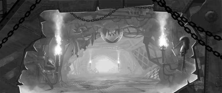 Ork Boss Lair by Paul Dolan 