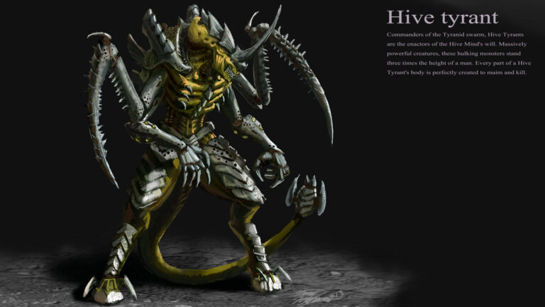 Tyranid Hive Tyrant by Hannu Kokkonen 