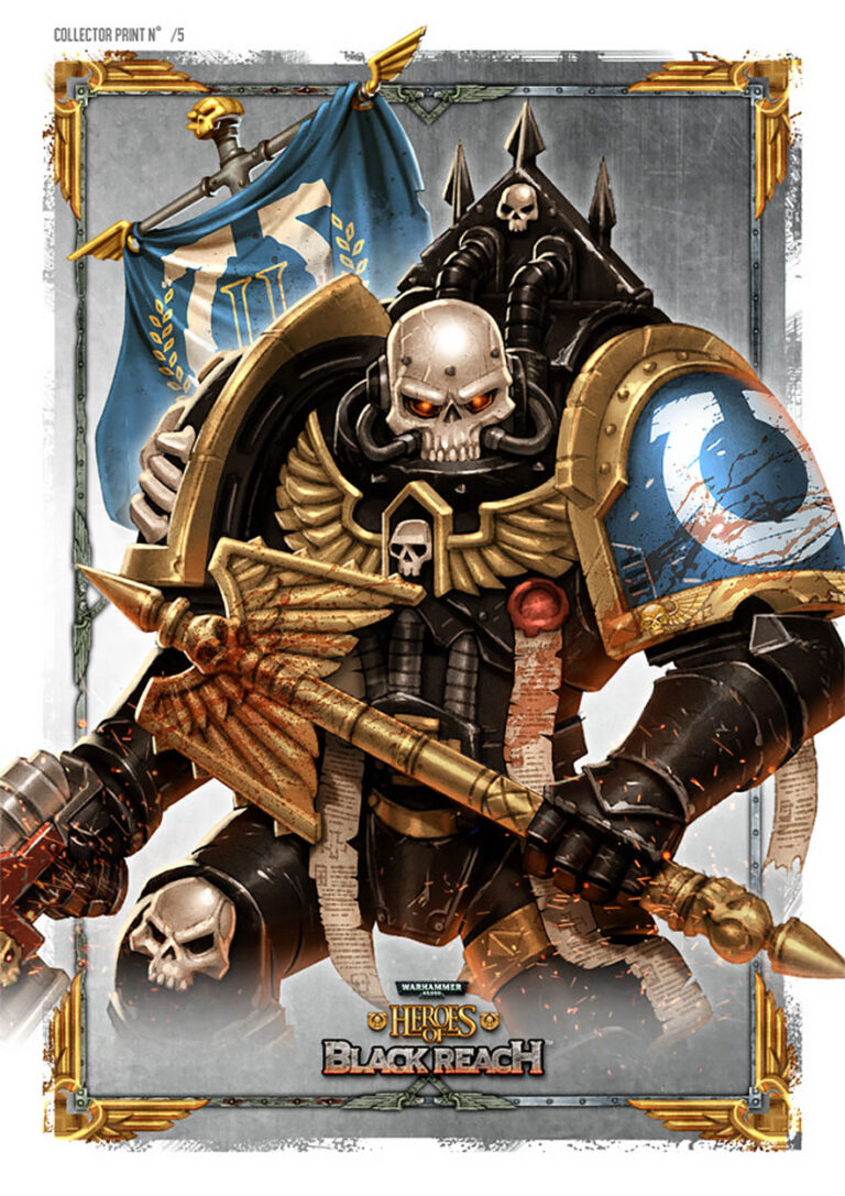 Ultramarine Chaplain by Alexandre Bonvalot 