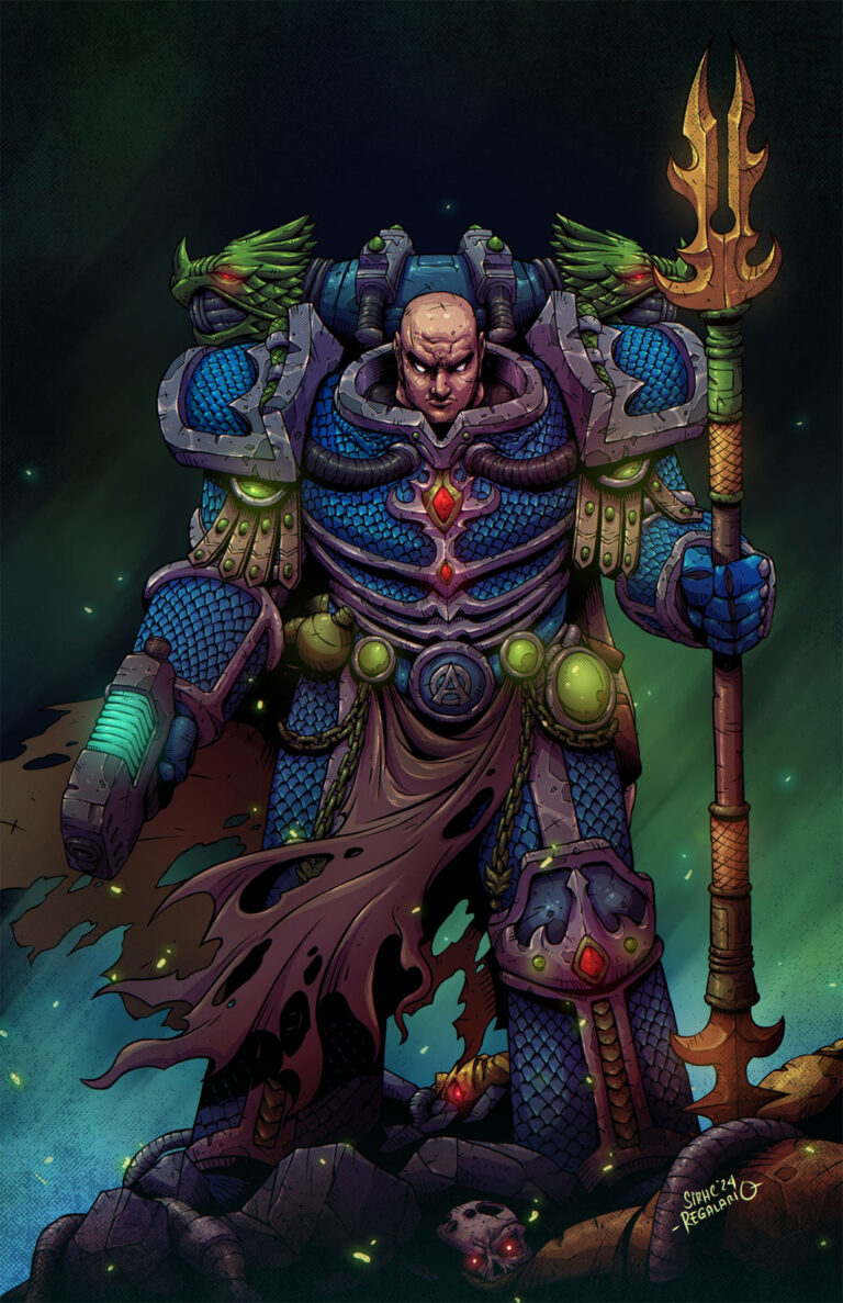 Alpharius Omegon by Christopher Regalario 
