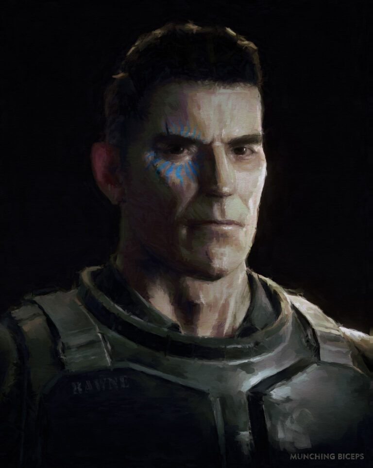 Colonel Elim Rawne by Hector Martínez 