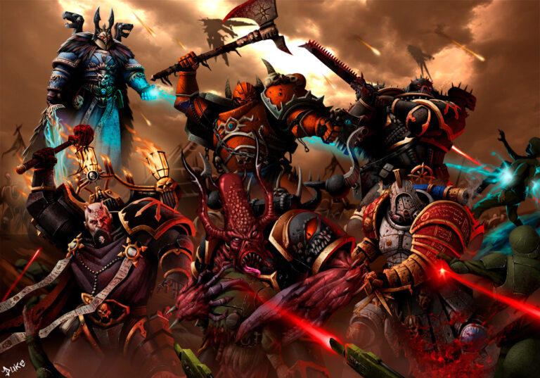 Chaos Warband by Carlos Matheus 