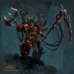 Khorne Berzerker by Moritz Bludau (moritzBludau | moritzdraws40k)