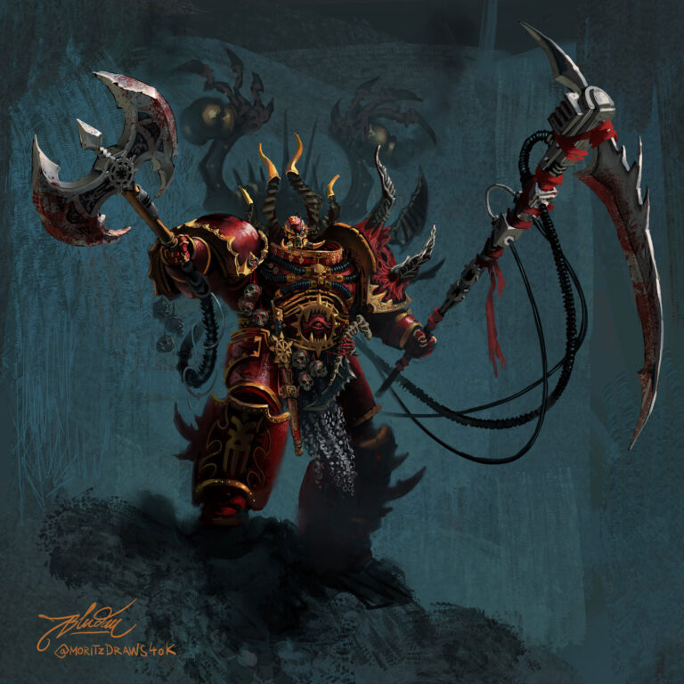 Khorne Berzerker by Moritz Bludau 