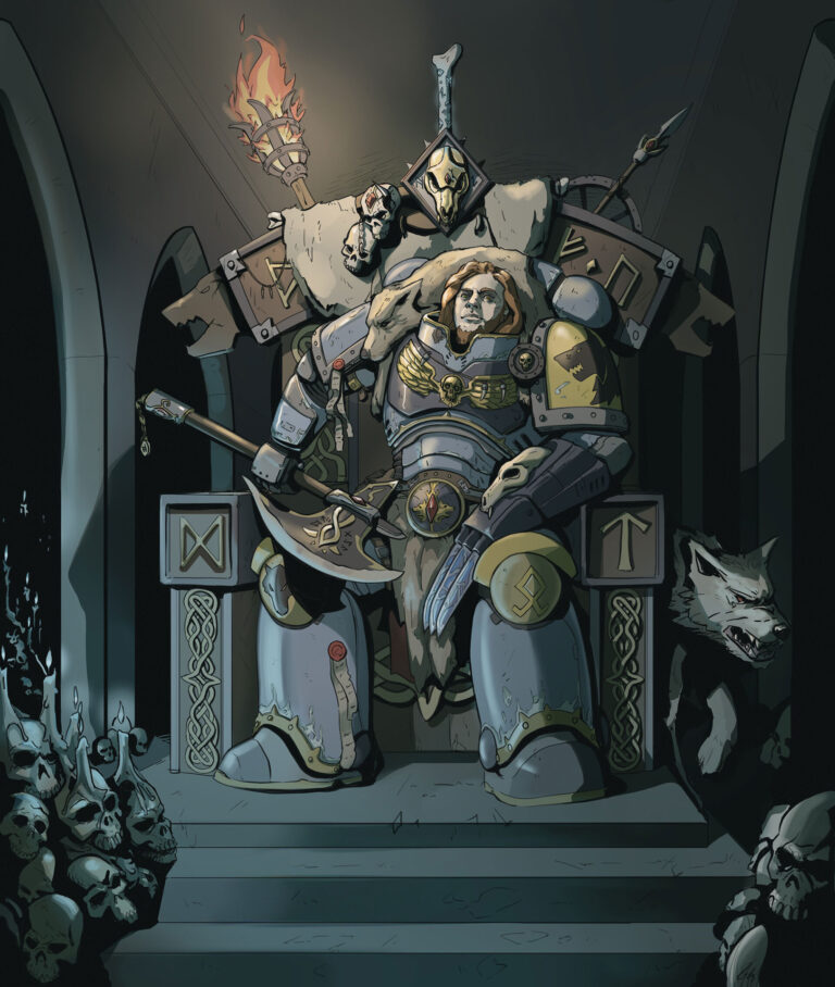 Warhammer Throne by Matías Pascual 