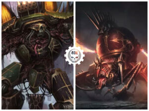 Warhammer 40K Daemon Engines Artwork