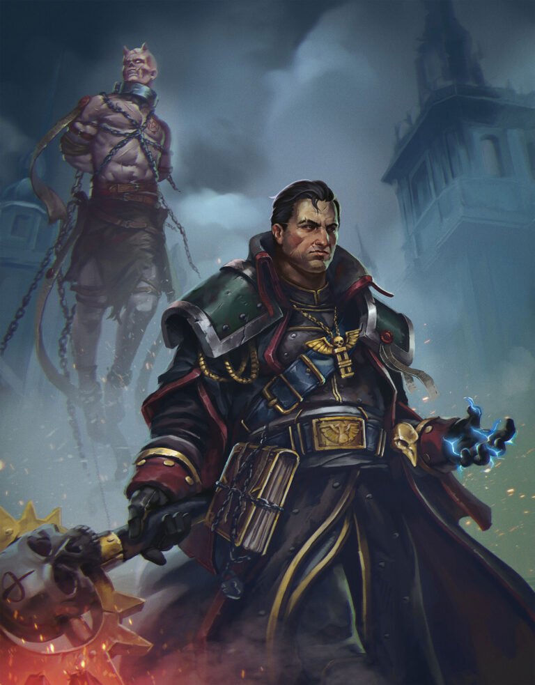 Inquisitor Eisenhorn and Cherubael by Vitaly Perevoshikov 